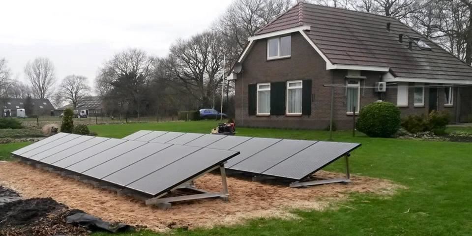 zonnepanelen vrije veldopstelling